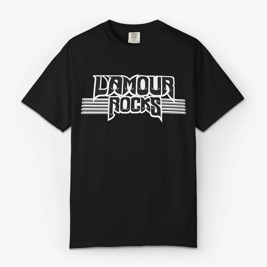 L'Amour Rocks Brooklyn heavy metal club Comfort Colors graphic t-shirt