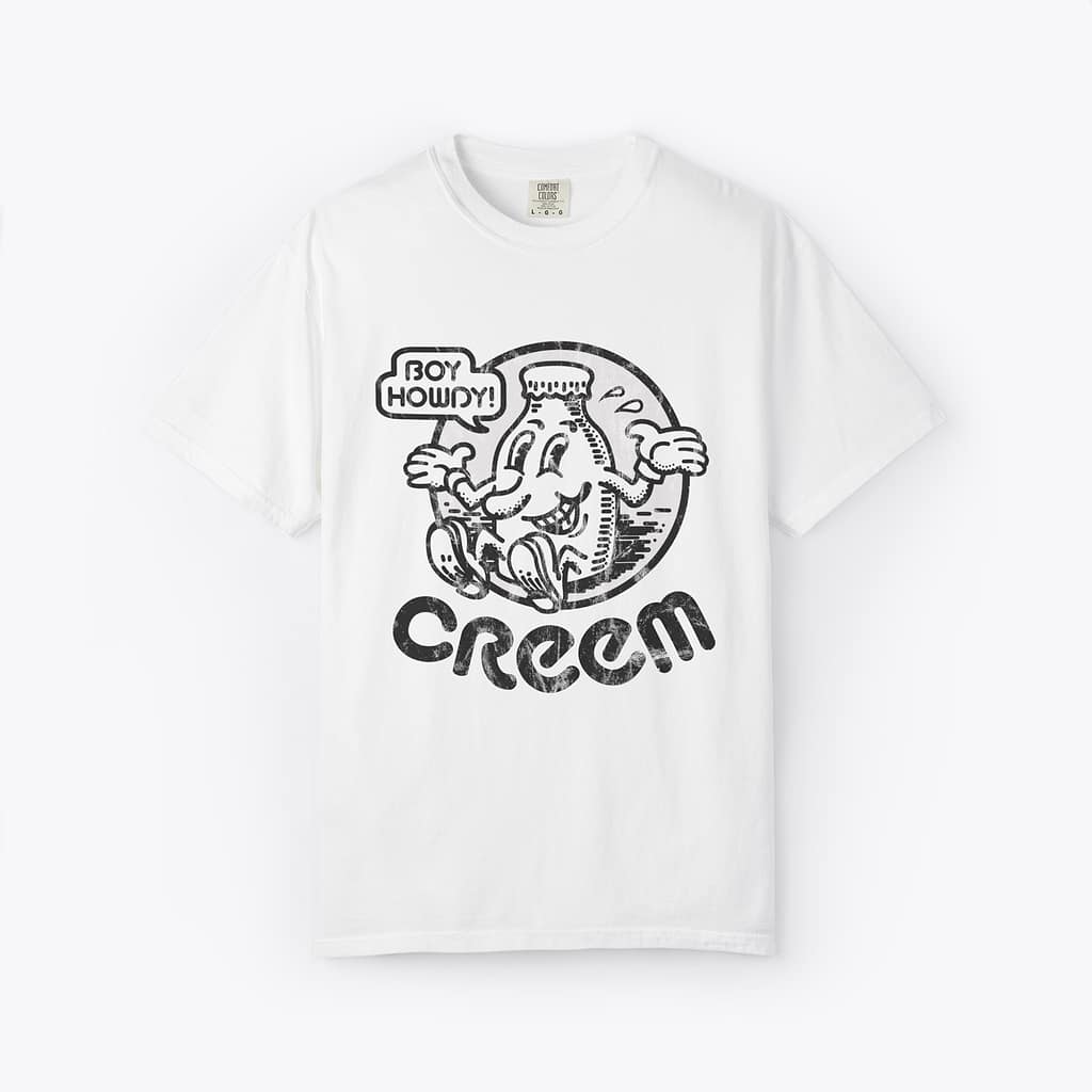 Creem Magazine vintage rock and roll music logo graphic t-shirt