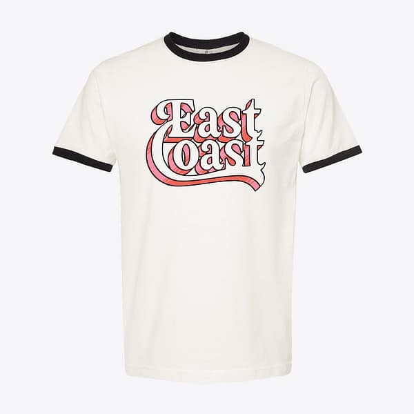 East Coast Retro Regional Ringer Tee