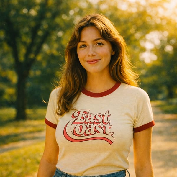 East Coast Retro Regional Ringer Tee - Image 2