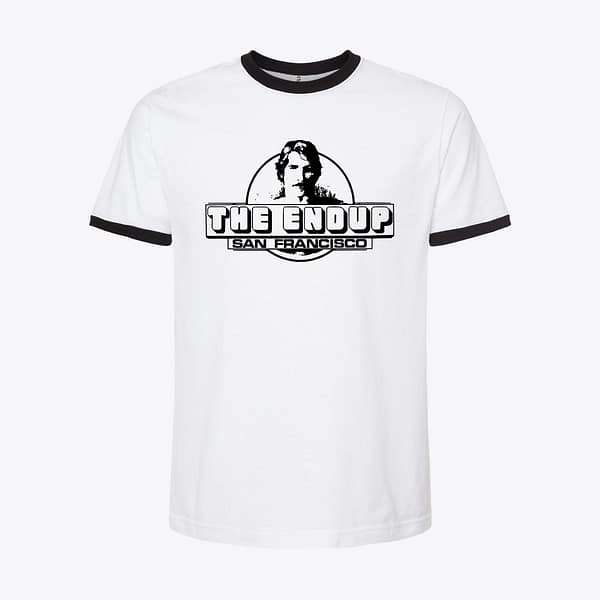 The EndUp San Francisco vintage ringer tee inspired by 1970s after-hours dance club culture