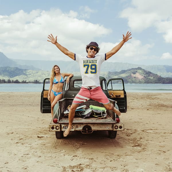 Hawaii ’79 Retro Inspired Ringer Tee - Image 2