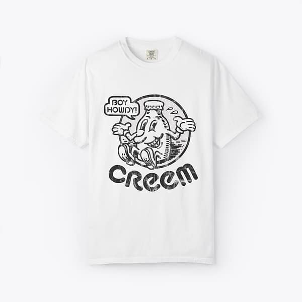 Creem Magazine vintage rock and roll music logo graphic t-shirt